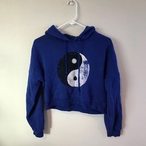 Cropped Blue Sweater